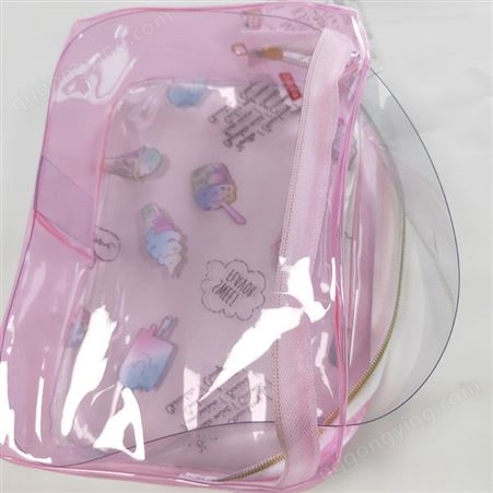惠州pvc拉链包装袋 PVC包装袋防水洗漱化妆品袋定制厂家