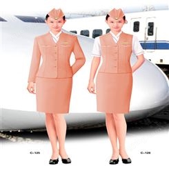 空姐职业套裙 九色鹿 空姐制服正装 大量出售