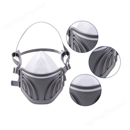 思创ST-1000防尘半面罩防粉尘口罩打磨煤矿装修可清洗呼吸面具