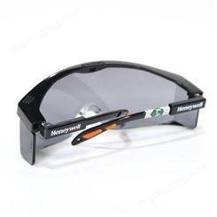 霍尼韦尔100111 S200A防雾防护眼镜 防刮擦 黑色镜架 灰色镜片