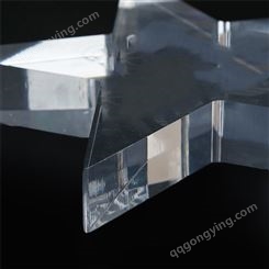 定做五角星透明防静电加厚亚克力盒个性异形正方形有机玻璃板