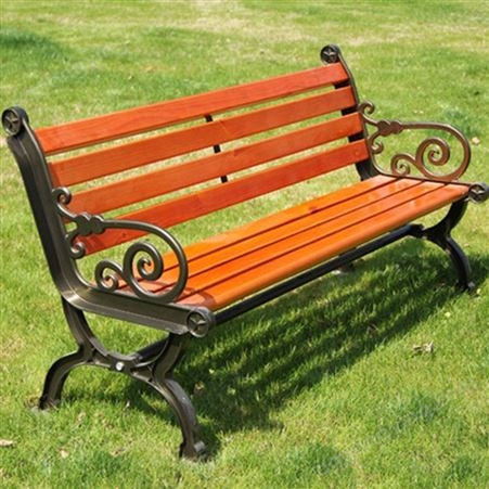 祥顺环卫  户外公共公座椅  塑木条实木条长椅长凳 公园休息座椅