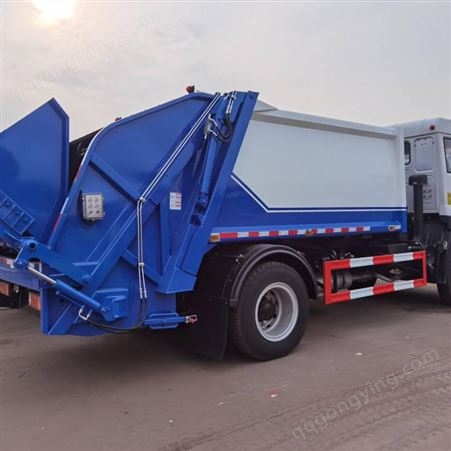 DFH1180EX818吨程力威牌压缩垃圾车 挂桶垃圾压缩车