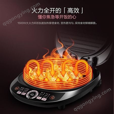 美的/Midea 电饼铛JCN30S 家用双面加热煎烤机烙饼锅 薄饼煎机