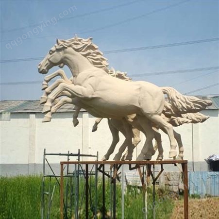 绿野仙踪 铸铜战马雕塑定做 动物雕塑生产厂家 锻铜雕塑