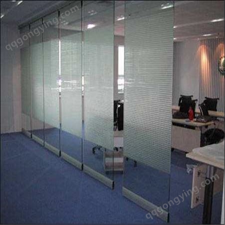 办公百叶玻璃隔断 会议室隔断折叠宴会厅 祥雅玻璃隔断隔音环保