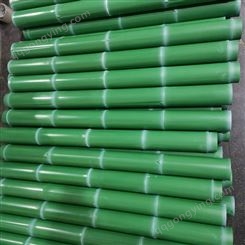 仿真塑料竹子生产 塑料仿真竹子批发价格