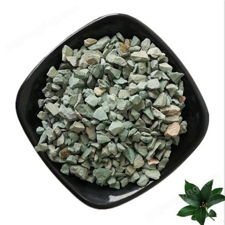 成本价销售 沸石滤料 沸石颗粒 绿沸石 确保质量 宁博矿业3-5cm