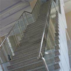 西安玻璃楼梯 质量保证    西安欧盾不锈钢玻璃楼梯