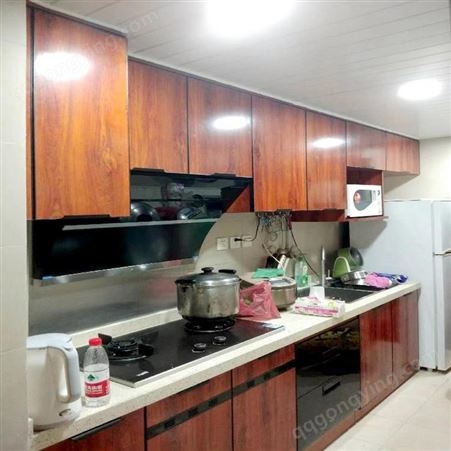 铝唯多功能全铝橱柜 开放式厨房收纳柜定制铝合金家具型材