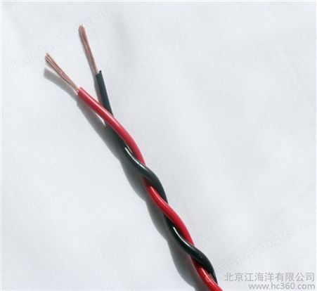 足方足米双绞线rvs2x2.5北京直销国标双绞线 红黑双绞线   