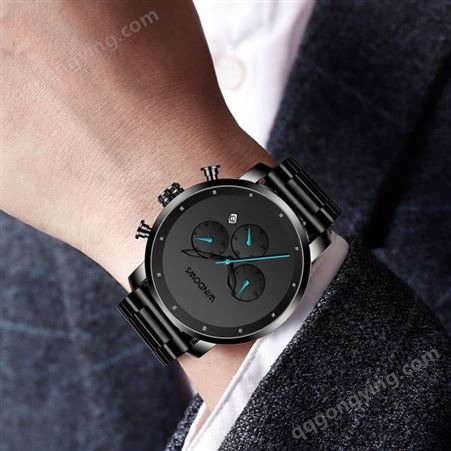 稳达时-111新款简约商务休闲男士手表运动潮流腕表