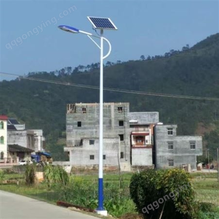 防水太阳能路灯 道路照明灯 乡村LED路灯 单臂太阳能路灯