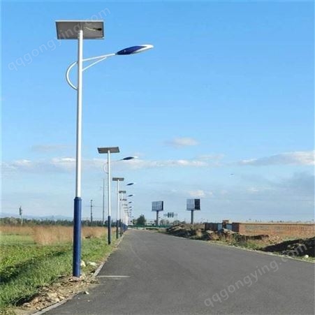 张家口太阳能路灯 乡村安装6米太阳能路灯  LED太阳能路灯价格