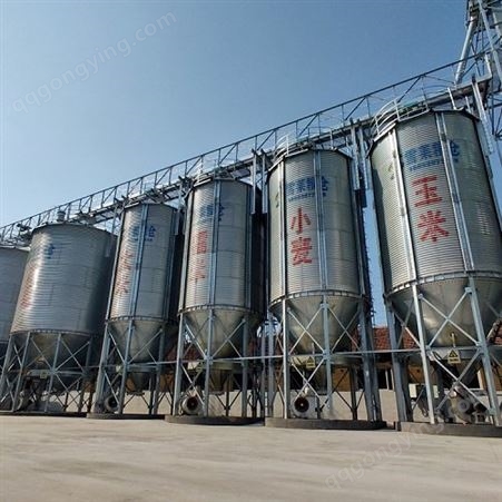 雪莱面粉钢板仓 储粮仓 长期稳定供应 储存设备用钢板库