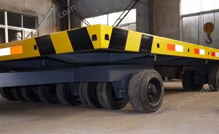 1吨厂区运转平板拖车 可以叉车电车链接根据工厂的要求可以定制属于自己的车型