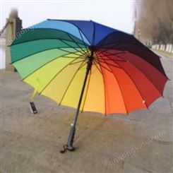 10骨加大加固双人雨伞印刷logo 大号直把商务广告宣传太阳伞