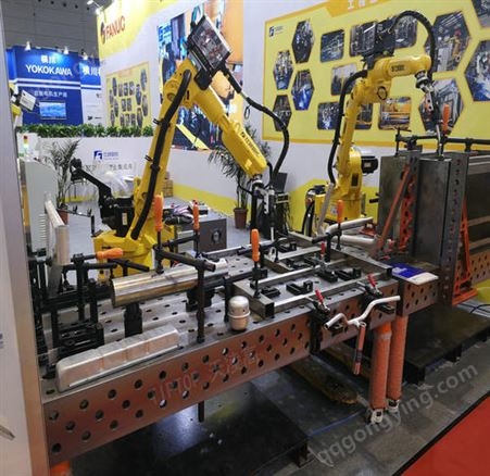 HT200铸铁平板划线工装检测智能机器人焊接平板