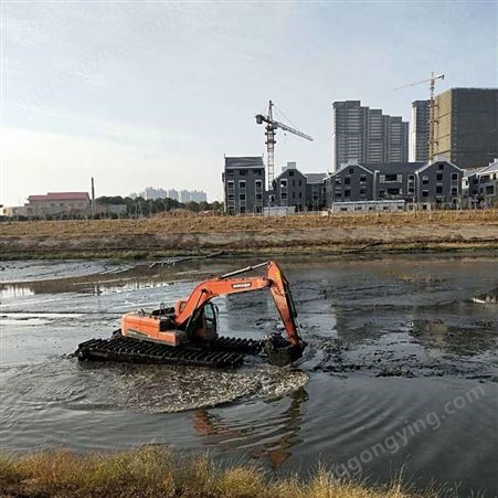 沼泽地挖掘机出租 苏州水上挖机出租电话