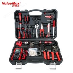 万克士（ValueMax）V009003 100件套电子电讯组套工具 多功能电工工具箱 电讯维修工具套装