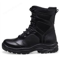 成都黑色靴子 3513巡洋舰男靴 训练靴 黑色靴子 J勾单靴