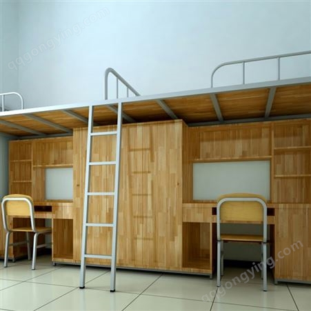 湖南厂家  学校学生公寓上下床组合 双层加厚铁床 宿舍公寓床性价比高