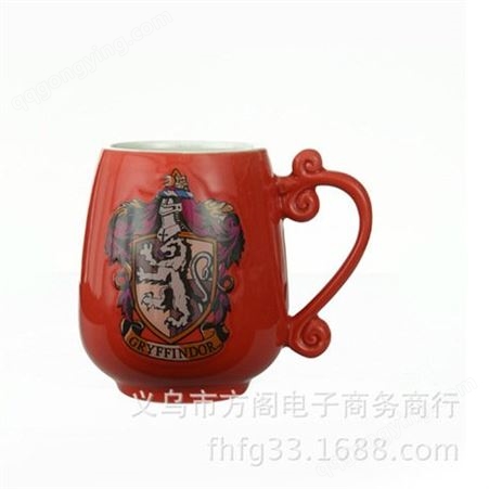 哈利波特Harry Potter四色陶瓷杯咖啡杯马克杯 创意陶瓷杯水杯