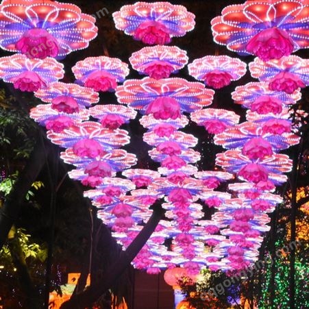 华亦彩花灯公司 承办大型灯会 新年花灯制作 自贡彩灯公司 大型灯会制作厂家