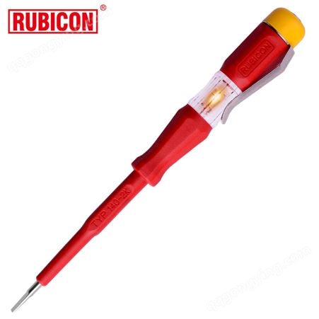 罗宾汉（RUBICON）RVT-211进口测电笔接触式验电笔家用多功能电工测试笔150-250V3.0x140mm