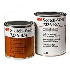 3M Scotch-Weld 7236 B/A 两部分白色结构粘合剂 1Lt 套件胶粘剂