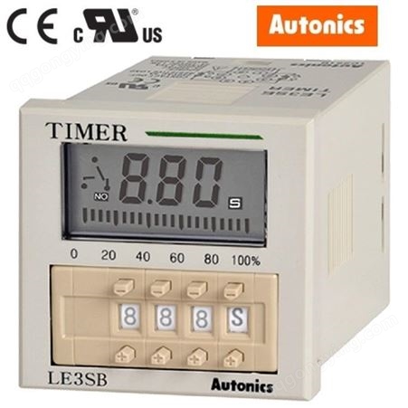 LCD数字显示8针时间继电器型号LE3SA智能计时器