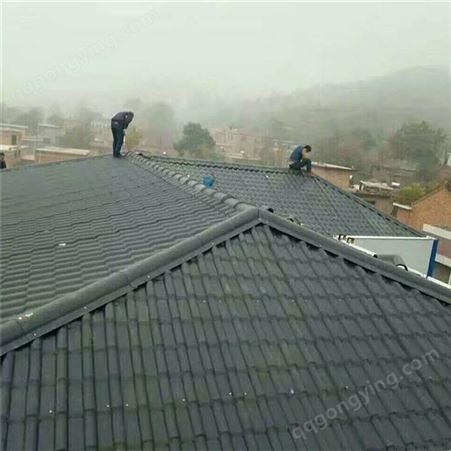 山西PVC树脂瓦防火阻燃屋顶瓦屋顶改造树脂塑料瓦优质供应-懿杉建材