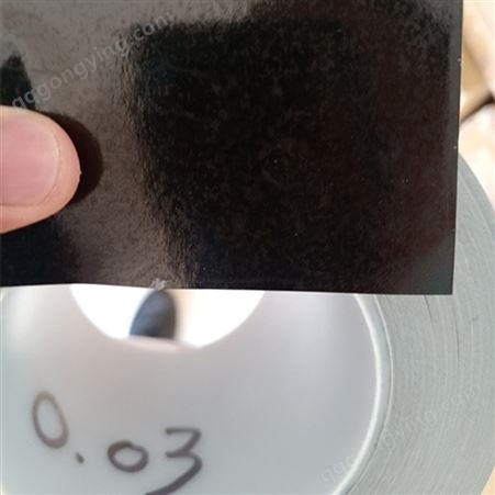 黑色pet双面胶0.03厚超薄全遮光黑胶型号4983B