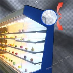 郑州仟曦品牌定制水果加湿柜，品牌冷风柜，供应展示冷柜定制