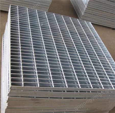 污水池防腐热镀锌钢格板 电厂专用平台格栅板