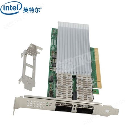Intel万兆网卡E810CQDA2BLK双口光纤100G以太网网络适配器