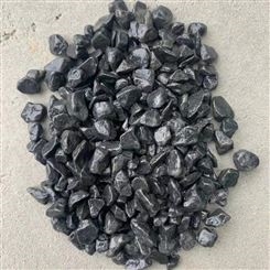 川青矿产品 黑色大鹅卵石 雨花石 石头鱼缸装饰画石