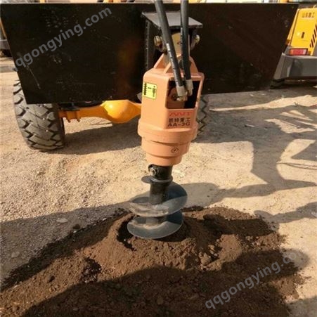 恩特生产加工 全液压螺旋钻 园林植苗松土挖坑 插接式螺旋钻杆