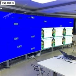 55英寸SAMSUNG液晶拼接屏和led拼接屏显示大屏成都方案定制商免费上门勘测