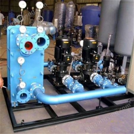 管壳式汽水换热机组  浮动盘管换热器机组