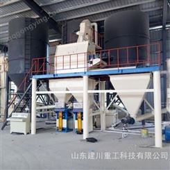建川JC 轻质石膏砂浆设备 轻质石膏砂浆生产线 抹灰石膏砂浆设备供应