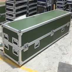 承重型军绿色包装箱订制 加强型铝合金箱厂家 加固设备箱生产