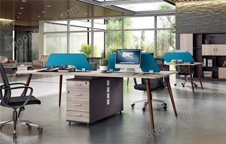 成都现代会议桌-四川会客室家具-定制高员工位办公桌-现代风格老板办公桌