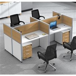 伟通-办公家具-办公屏风-6人位组合桌