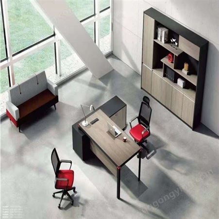 屏风办公桌椅采购 板式大班台文件柜组合 江苏老板台