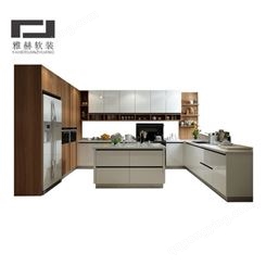 南京整体厨房橱柜订购 大理石橱柜台面 免费测量 雅赫软装