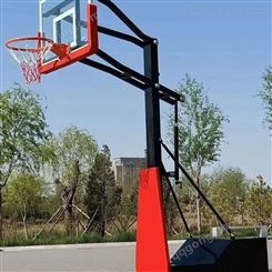 可升降篮球架 地埋式篮球架 鸿福 儿童家用篮球架 来图供应