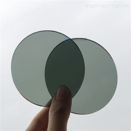 2mm 3mm 5mm 6mm 8mm圆形黑玻玻璃 可钢化镀膜的黑玻超白钢化玻璃厂