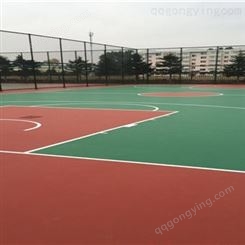 球场 塑胶球场施工 永兴 塑胶跑道篮球场施工 可定制各型号