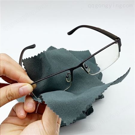 工厂直销动漫眼睛布超细纤维电脑清洁擦屏布定做热转印眼镜布乐器擦拭布